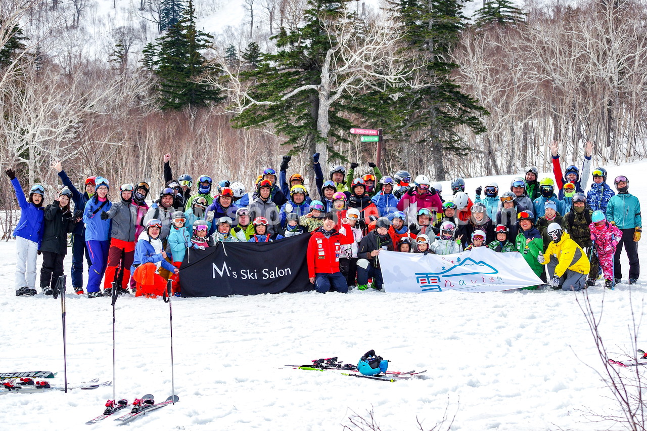 札幌国際スキー場 プロスキーヤー・吉田勝大 presents『M’s Ski Salon感謝祭』 総勢60名超、みんなで楽しく春スキーセッション(^O^)／